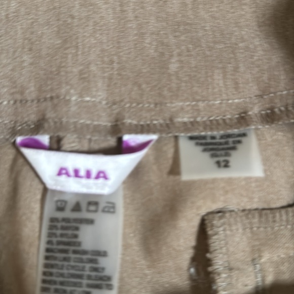 Alia light brown dress pants size 12 - Picture 4 of 5